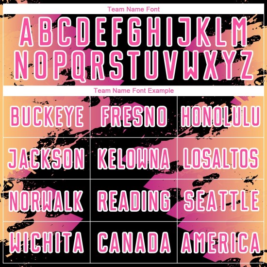 Jersey Pink Custom Soccer Uniform Splash Black-White Sublimation Jersey Pink Custom Soccer Uniform Splash Black-White Sublimation