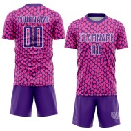 Jersey Purple-White Soccer Snake Skin Pink Custom Sublimation Uniform Jersey Purple-White Soccer Snake Skin Pink Custom Sublimation Uniform