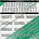 Uniform Sublimation Jersey Kelly Soccer Green Custom White-Black Uniform Sublimation Jersey Kelly Soccer Green Custom White-Black