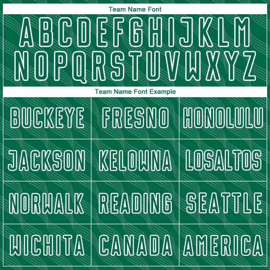 White Sublimation Shape Custom Kelly Soccer Green Uniform Waves Jersey