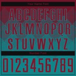 Crimson Sublimation Teal Custom Soccer Jersey Uniform