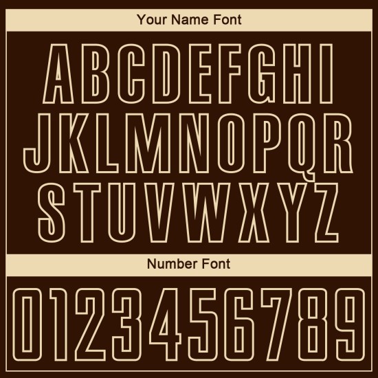 Soccer Custom Cream Jersey Uniform Sublimation Brown Soccer Custom Cream Jersey Uniform Sublimation Brown