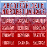 Light Jersey Red-White Custom Blue Uniform Sublimation Soccer Light Jersey Red-White Custom Blue Uniform Sublimation Soccer