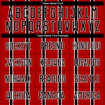 Custom Soccer Stripe Black-White Sublimation Jersey Red Line Uniform Custom Soccer Stripe Black-White Sublimation Jersey Red Line Uniform