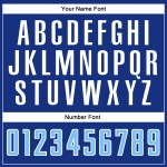 Blue-White Split Custom Sublimation Fashion Uniform Royal Light Jersey Soccer Blue-White Split Custom Sublimation Fashion Uniform Royal Light Jersey Soccer