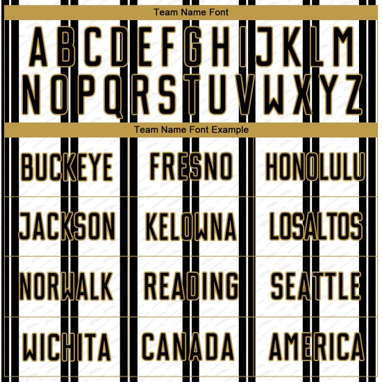 White-Old Uniform Line Jersey Gold Soccer Sublimation Black Custom White-Old Uniform Line Jersey Gold Soccer Sublimation Black Custom