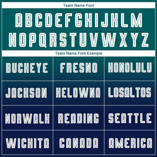 Teal Fade Uniform Sublimation Jersey Fashion Soccer White-Navy Custom Sleeve Long Teal Fade Uniform Sublimation Jersey Fashion Soccer White-Navy Custom Sleeve Long