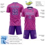 Jersey Purple-White Soccer Snake Skin Pink Custom Sublimation Uniform Jersey Purple-White Soccer Snake Skin Pink Custom Sublimation Uniform