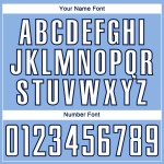 Custom Jersey Blue White-Navy Shape Soccer Uniform Geometric Light Sublimation Custom Jersey Blue White-Navy Shape Soccer Uniform Geometric Light Sublimation