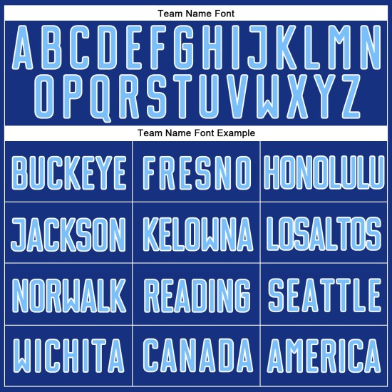 Blue-White Split Custom Sublimation Fashion Uniform Royal Light Jersey Soccer Blue-White Split Custom Sublimation Fashion Uniform Royal Light Jersey Soccer