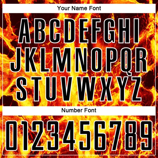 Uniform Jersey Soccer Gold-White Custom Black Flame Sublimation Uniform Jersey Soccer Gold-White Custom Black Flame Sublimation