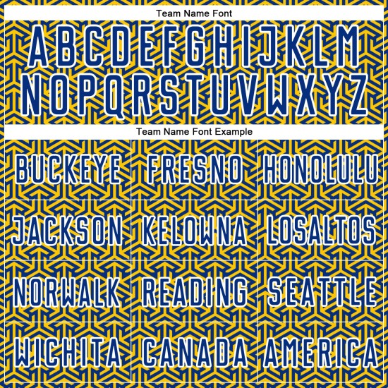 Custom Geometric Jersey Soccer Arrow Royal Yellow-White Uniform Sublimation Custom Geometric Jersey Soccer Arrow Royal Yellow-White Uniform Sublimation