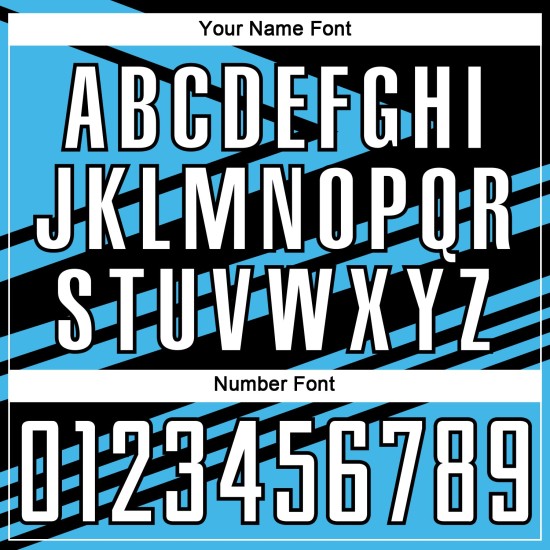 White-Black Sublimation Line Blue Uniform Sky Soccer Jersey Custom White-Black Sublimation Line Blue Uniform Sky Soccer Jersey Custom