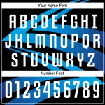 Black Sublimation Jersey White-Light Blue Custom Uniform Soccer Black Sublimation Jersey White-Light Blue Custom Uniform Soccer