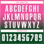 Sublimation Custom Soccer Jersey Pink Fade Uniform White-Green Long Sleeve Fashion