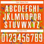 Jersey Uniform Custom Sublimation Blue Neon Fragment Orange Abstract Soccer Green-Thunder Art Jersey Uniform Custom Sublimation Blue Neon Fragment Orange Abstract Soccer Green-Thunder Art