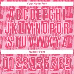 Sublimation Light Soccer Pink Neon Line Custom Uniform Pink-White Jersey Sublimation Light Soccer Pink Neon Line Custom Uniform Pink-White Jersey