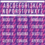 Jersey Shape Purple Sublimation Soccer White-Pink Custom Zigzag Uniform Jersey Shape Purple Sublimation Soccer White-Pink Custom Zigzag Uniform