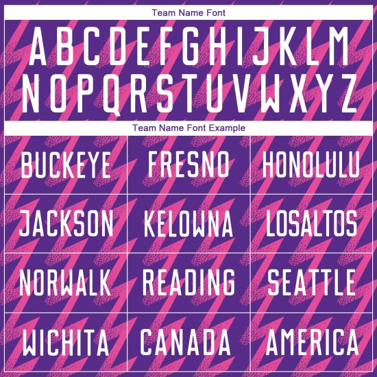 Jersey Shape Purple Sublimation Soccer White-Pink Custom Zigzag Uniform Jersey Shape Purple Sublimation Soccer White-Pink Custom Zigzag Uniform