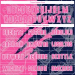 Jersey Graffiti Soccer Pink-Navy Scratch Sublimation Uniform Custom Pattern