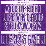 Custom White Lines Sublimation Uniform Jersey Soccer Purple