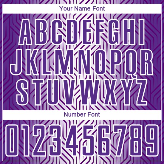 Custom White Lines Sublimation Uniform Jersey Soccer Purple