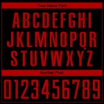 Custom Uniform Black Jersey Red Soccer Sublimation Custom Uniform Black Jersey Red Soccer Sublimation