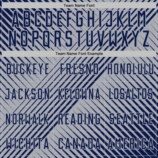 Soccer Line Gray Custom Sublimation Navy Uniform Jersey