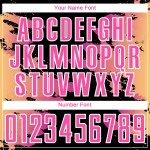 Jersey Pink Custom Soccer Uniform Splash Black-White Sublimation Jersey Pink Custom Soccer Uniform Splash Black-White Sublimation