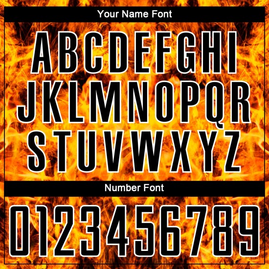 Yellow Custom Jersey Uniform Flame Black-White Sublimation Soccer Yellow Custom Jersey Uniform Flame Black-White Sublimation Soccer