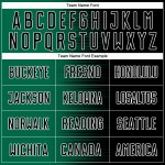 Kelly Green-White Uniform Line Gradient Custom Black Jersey Sublimation Soccer Kelly Green-White Uniform Line Gradient Custom Black Jersey Sublimation Soccer