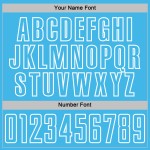 Custom Soccer Jersey Uniform Shape Sublimation Black Geometric Blue-White Sky Custom Soccer Jersey Uniform Shape Sublimation Black Geometric Blue-White Sky