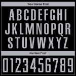 Sublimation Uniform Soccer Custom Black Jersey Gray Sublimation Uniform Soccer Custom Black Jersey Gray