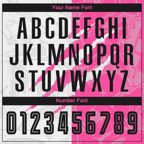 Pattern Uniform Black-Pink Sublimation Custom Scratch Graffiti Jersey Soccer Pattern Uniform Black-Pink Sublimation Custom Scratch Graffiti Jersey Soccer