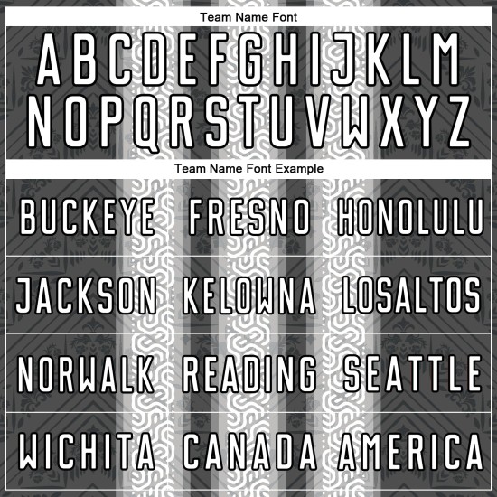 Steel Ethnic Jersey White-Black Gray Stripes Soccer Sublimation Uniform Custom Steel Ethnic Jersey White-Black Gray Stripes Soccer Sublimation Uniform Custom