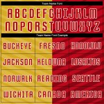 Soccer Custom Red-White Uniform Jersey Gold Sublimation Soccer Custom Red-White Uniform Jersey Gold Sublimation