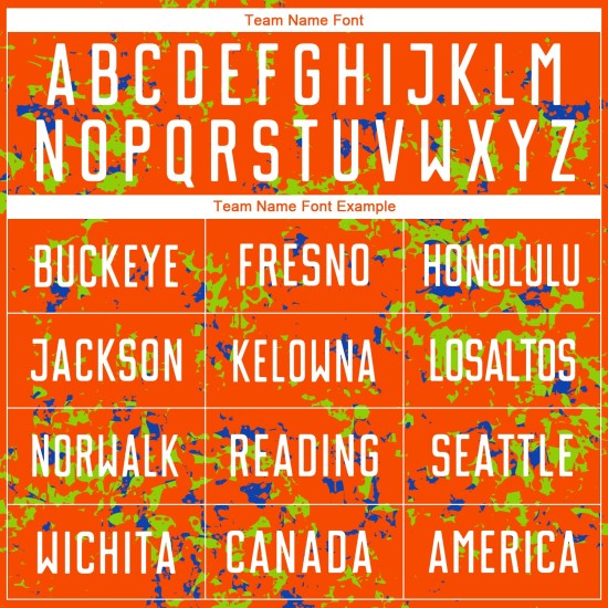 Jersey Uniform Custom Sublimation Blue Neon Fragment Orange Abstract Soccer Green-Thunder Art Jersey Uniform Custom Sublimation Blue Neon Fragment Orange Abstract Soccer Green-Thunder Art