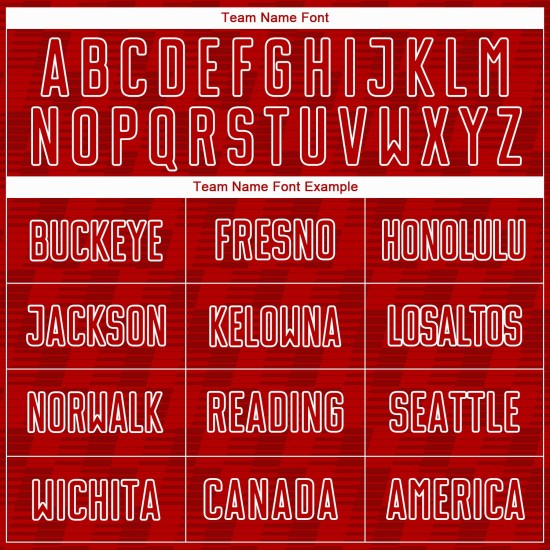 Sublimation Custom White Jersey Red Soccer Uniform Line