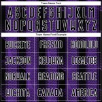 Purple-White Jersey Black Uniform Abstract Sublimation Custom Network Soccer Purple-White Jersey Black Uniform Abstract Sublimation Custom Network Soccer