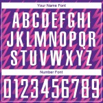 Jersey Shape Purple Sublimation Soccer White-Pink Custom Zigzag Uniform Jersey Shape Purple Sublimation Soccer White-Pink Custom Zigzag Uniform