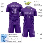 Uniform Soccer Jersey Geometric White Custom Shape Sublimation Purple Uniform Soccer Jersey Geometric White Custom Shape Sublimation Purple