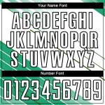 Uniform Sublimation Jersey Kelly Soccer Green Custom White-Black Uniform Sublimation Jersey Kelly Soccer Green Custom White-Black