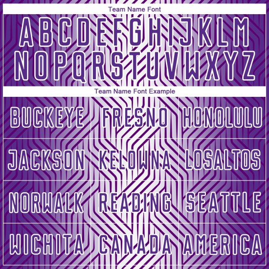 Custom White Lines Sublimation Uniform Jersey Soccer Purple