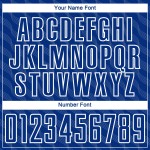 Custom Uniform Shape Sublimation Waves Jersey White Royal Soccer Custom Uniform Shape Sublimation Waves Jersey White Royal Soccer