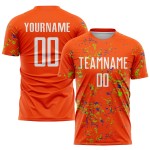Jersey Uniform Custom Sublimation Blue Neon Fragment Orange Abstract Soccer Green-Thunder Art Jersey Uniform Custom Sublimation Blue Neon Fragment Orange Abstract Soccer Green-Thunder Art