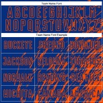 Royal Custom Splash Orange Sublimation Uniform Jersey Soccer Royal Custom Splash Orange Sublimation Uniform Jersey Soccer