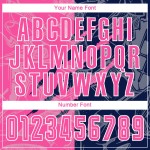 Jersey Graffiti Soccer Pink-Navy Scratch Sublimation Uniform Custom Pattern