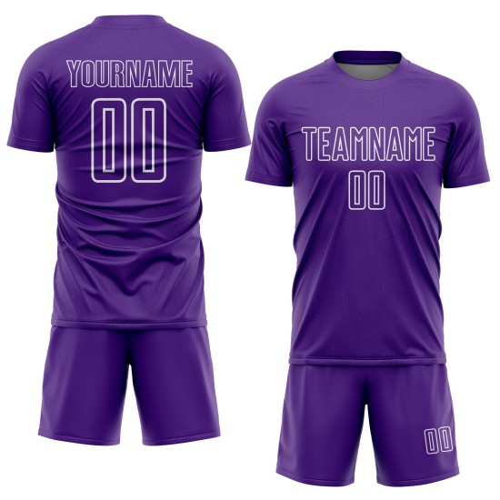Uniform Soccer Jersey Geometric White Custom Shape Sublimation Purple Uniform Soccer Jersey Geometric White Custom Shape Sublimation Purple