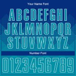 Uniform Teal-White Jersey Sublimation Soccer Custom Royal