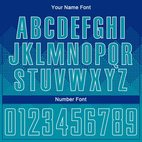 Uniform Teal-White Jersey Sublimation Soccer Custom Royal